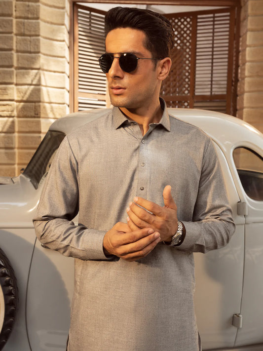 Ash Grey Blended Suit