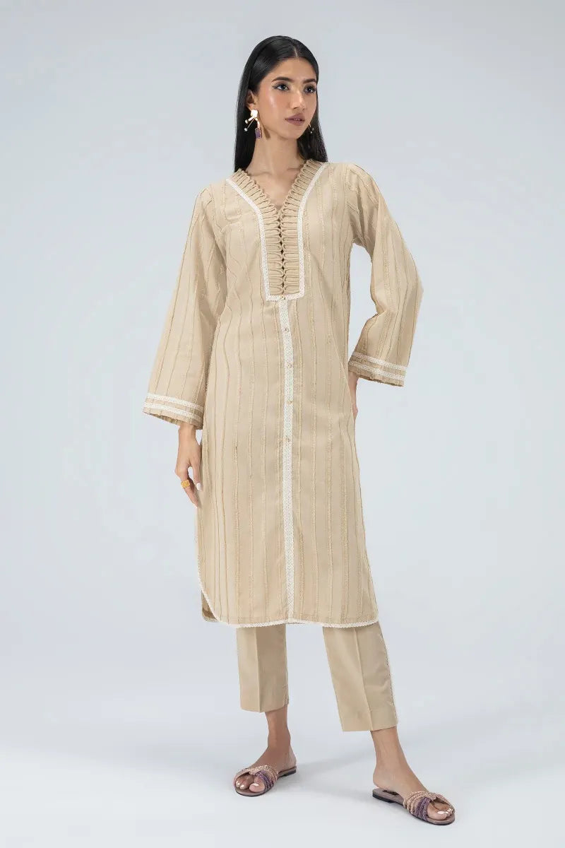 Light Brown Brochia Shirt