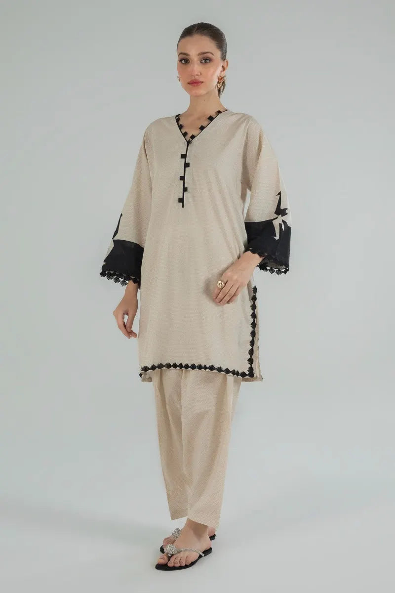 Beige Kurta