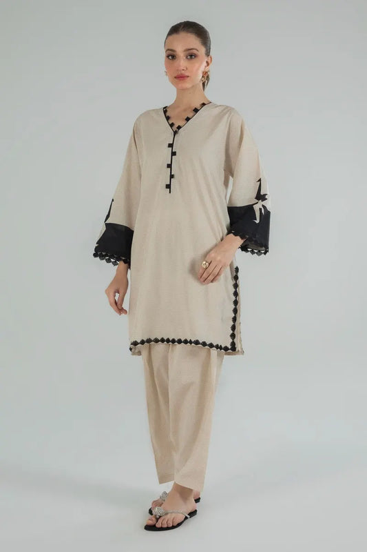 Beige Kurta