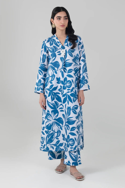 Blue and White - 2 Piece Suit