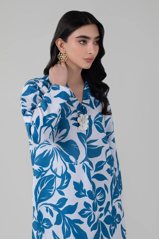 Blue and White - 2 Piece Suit