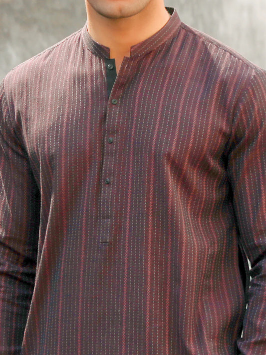 Dark Purple Kurta