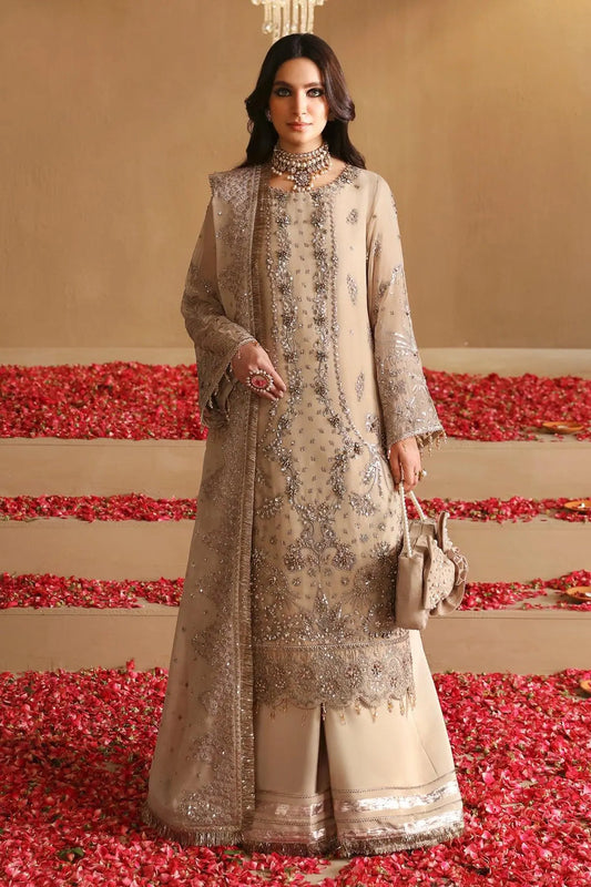 Kiran- Embroidered Chiffon Suit- 3 PC