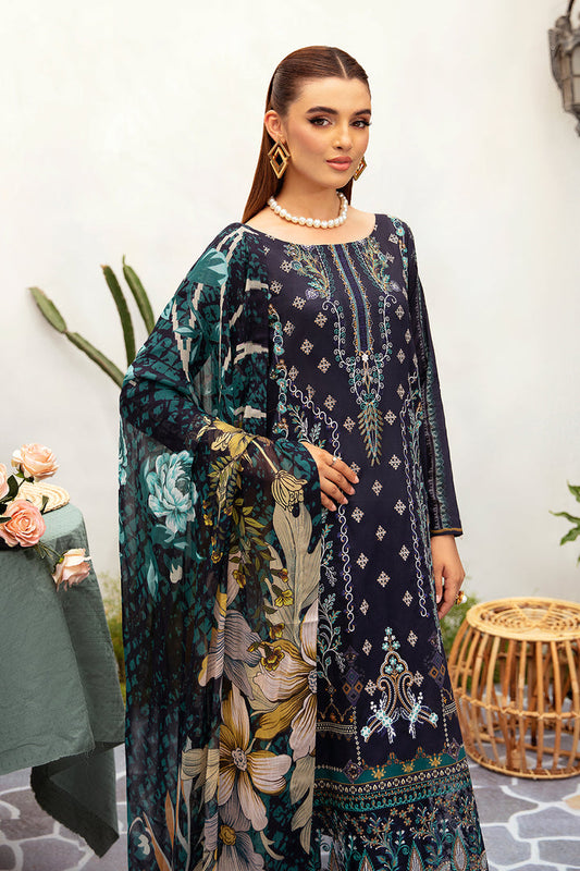 Faroza- Luxury Lawn - 3 Piece Suit
