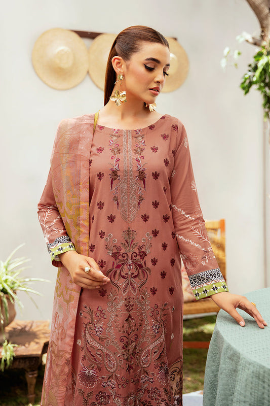 Naila- Luxury Lawn - 3 Piece Suit