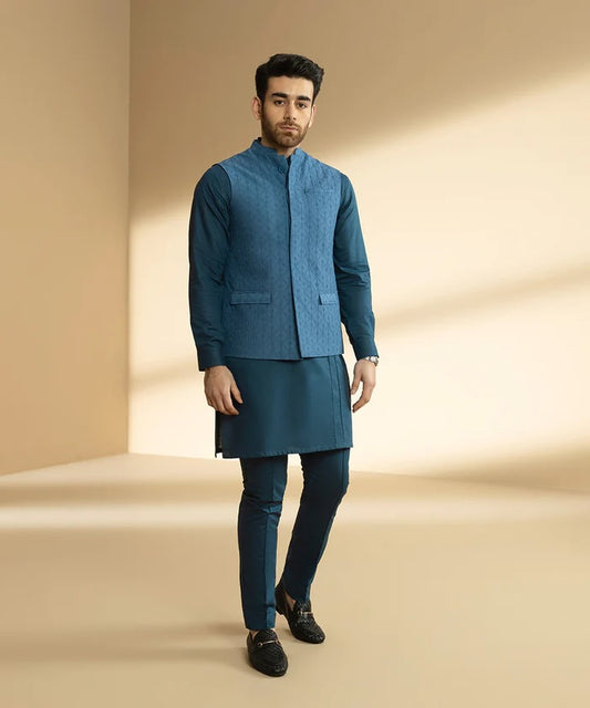 Marine Blue Waistcoat