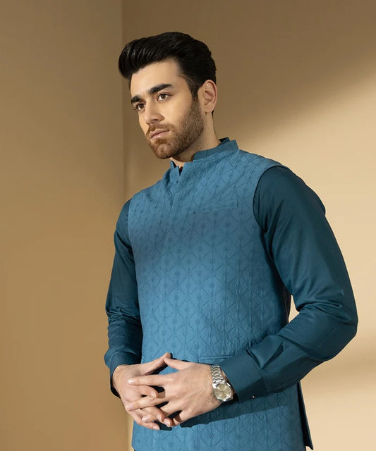 Marine Blue Waistcoat