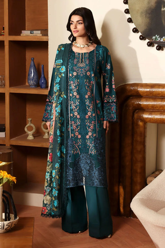Mishi- Embroidered Lawn Suit -3PC
