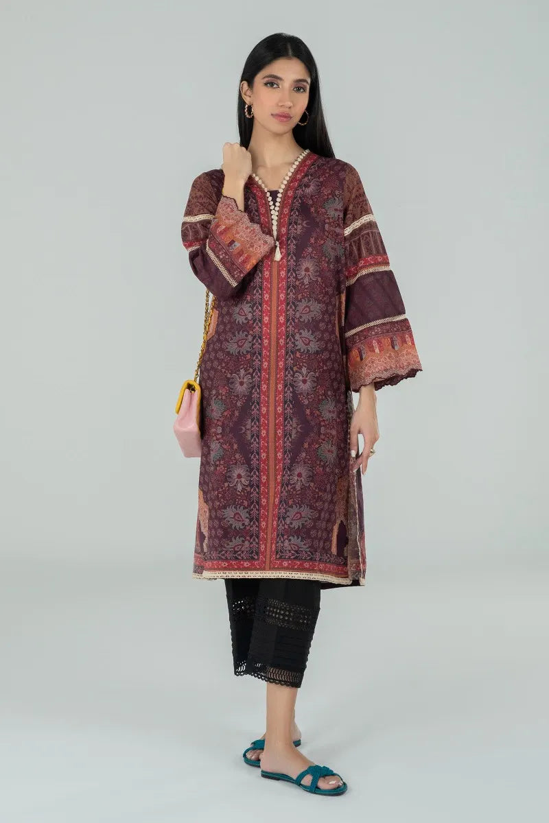 Multicolor Lawn Shirt