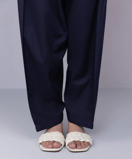 Navy Khaddar Shalwar