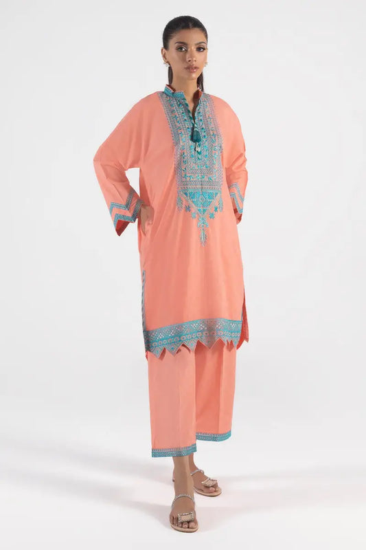 Peach Kurta - 2