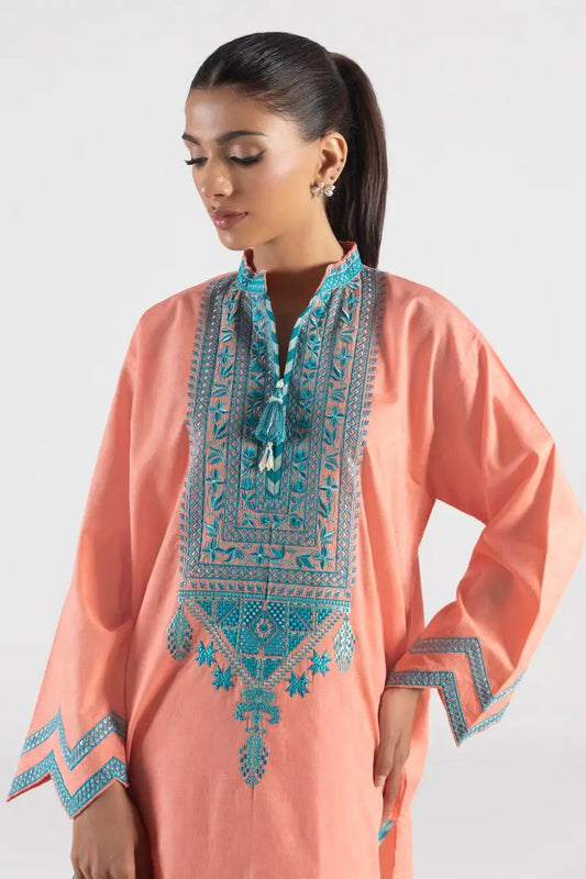 Peach Kurta - 2