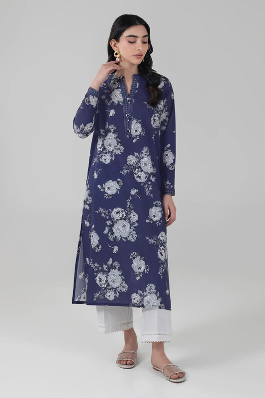 Purple Floral Kurta