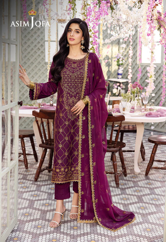 Jamni - 3 Pc Jumbo Silk Suit