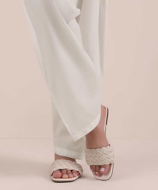 White Cambric Shalwar