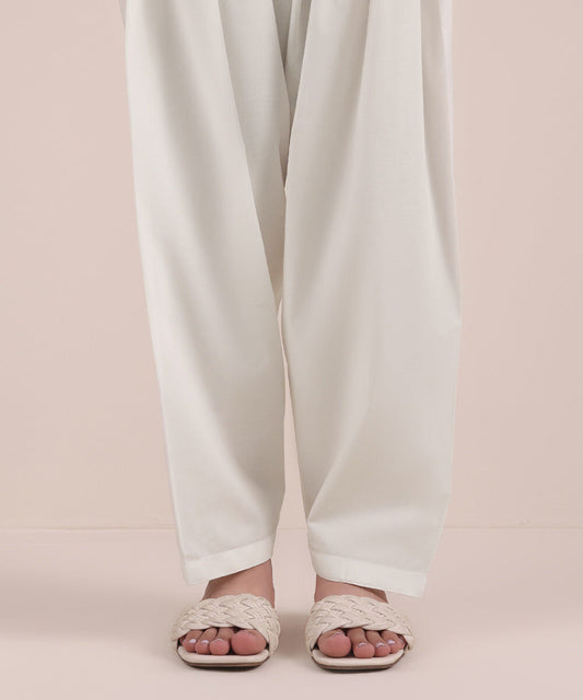 White Cambric Shalwar