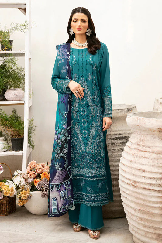 Yusra - Luxury Lawn - 3 Piece Suit