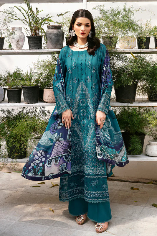 Yusra - Luxury Lawn - 3 Piece Suit