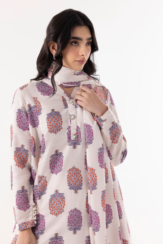 Mehar-A-Line Printed Shirt Dupatta