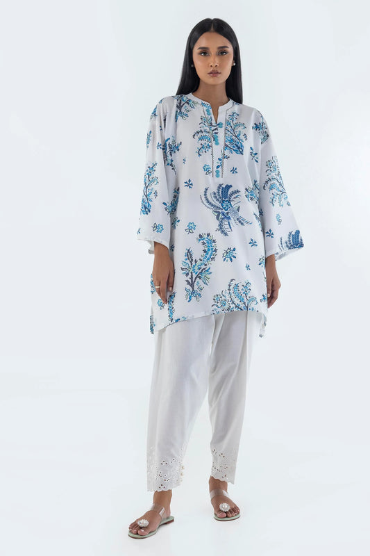 Banu-Blue cambric Shirt