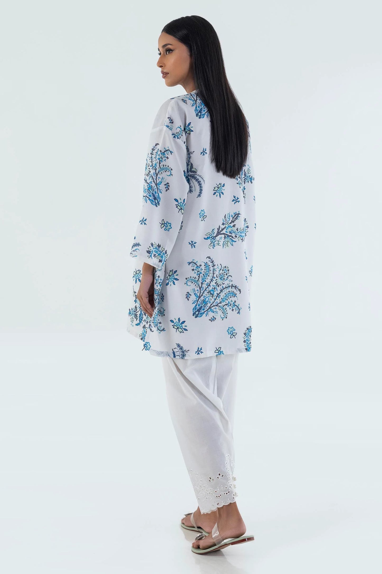Banu-Blue cambric Shirt