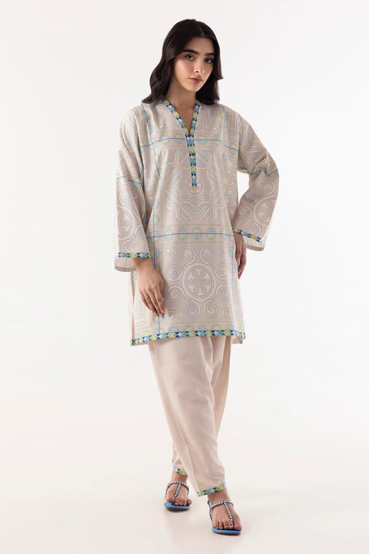 Zareen-Boxy Printed Shirt Shalwar