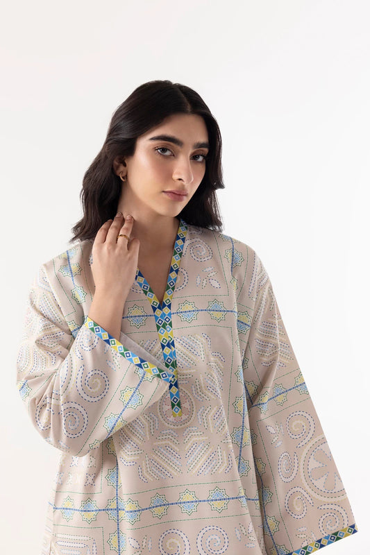 Zareen-Boxy Printed Shirt Shalwar
