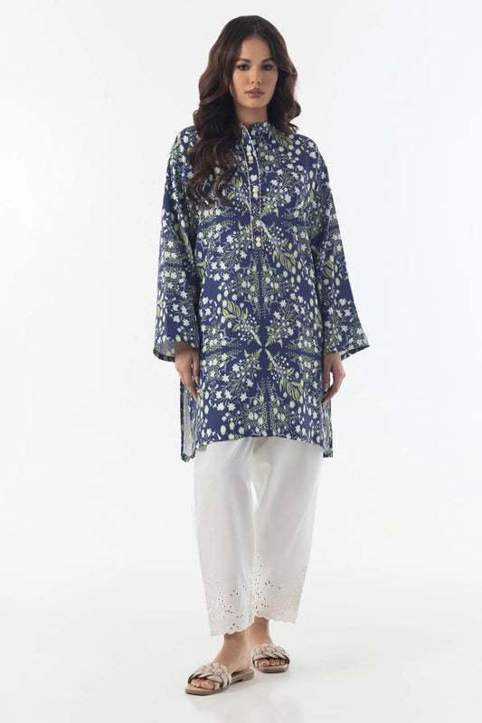 Zaria-Boxy Printed Shirt