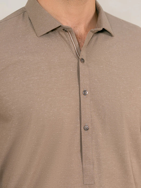 Brown - Kameez Shalwar