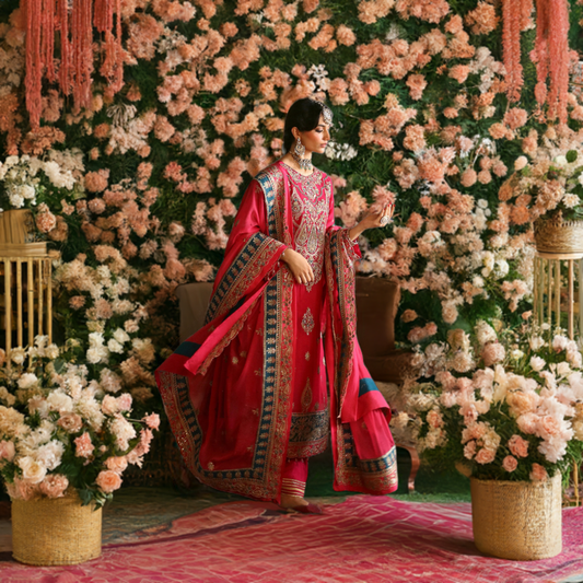 Saanvi- Chiffon - 3 Piece Suit