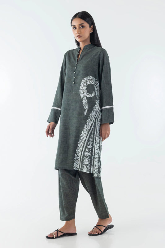 Emel-Basic Printed Shirt Shalwar