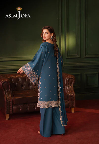 Hala - Embroidered Silk - 3 Piece