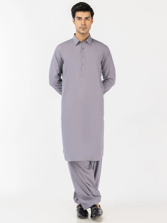 Light Purple Blended Kameez Shalwar