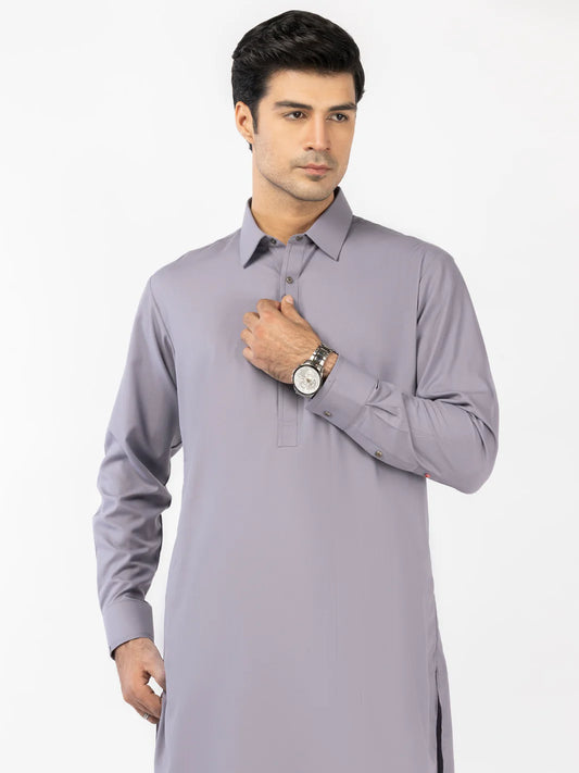 Light Purple Blended Kameez Shalwar