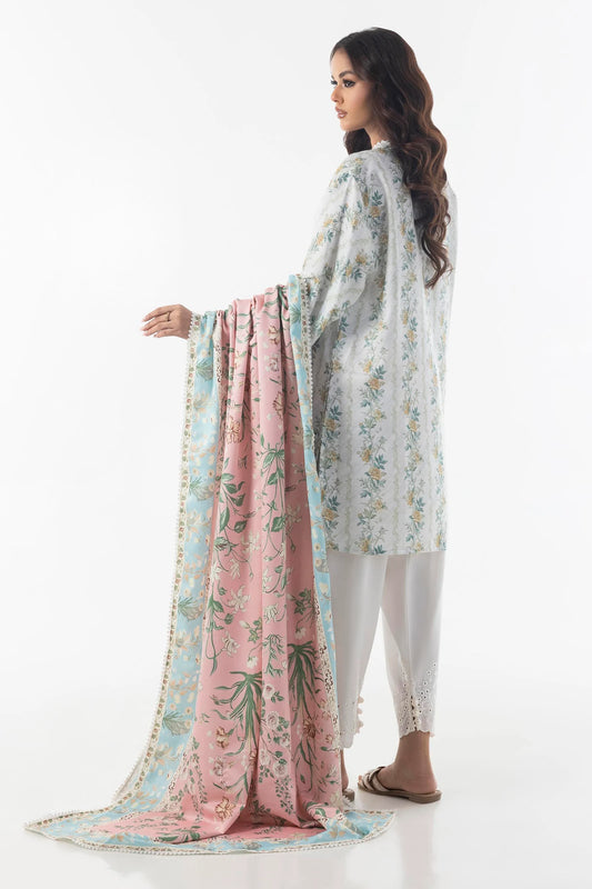 Arwa-Basic Printed Shirt+Dupatta