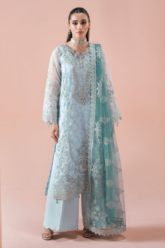 Tanya - Organza Embroidered Suit - 3PC