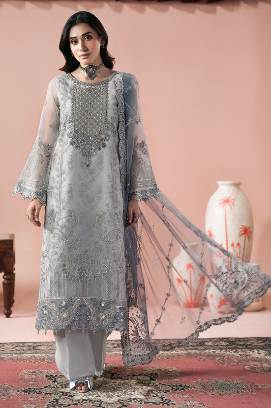 Zara - Organza Embroidered Suit -3PC