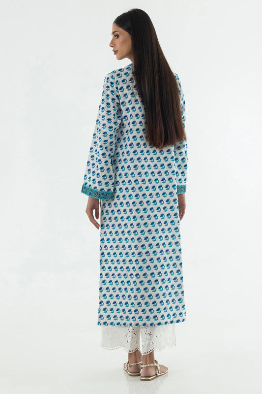 Zeenat-Basic Printed Khaddar Shirt