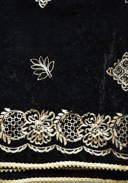Black Velvet Shawl