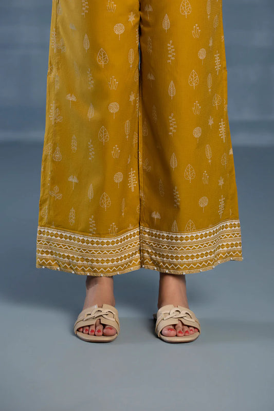 Mustard Cotton Culottes