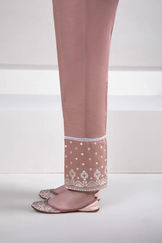 Pink Khaddar Trouser