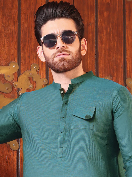 Teal Green Kurta