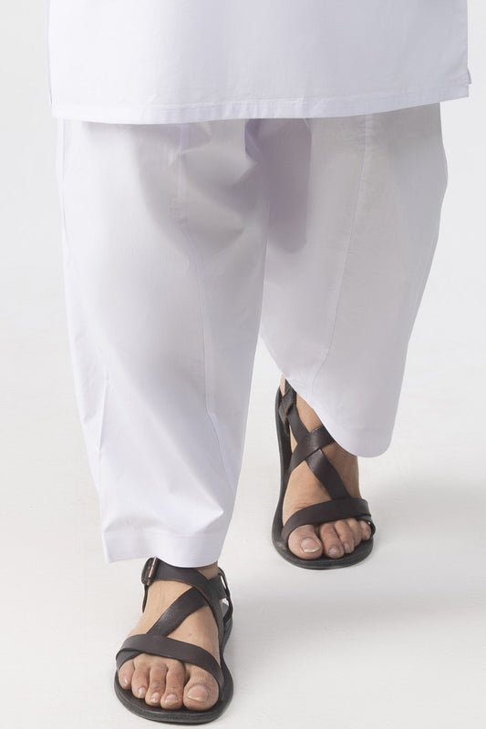 Men Shalwar - White