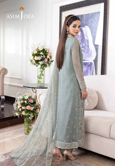 Aafreen - Embroidered Chiffon Organza - 3 Pcs