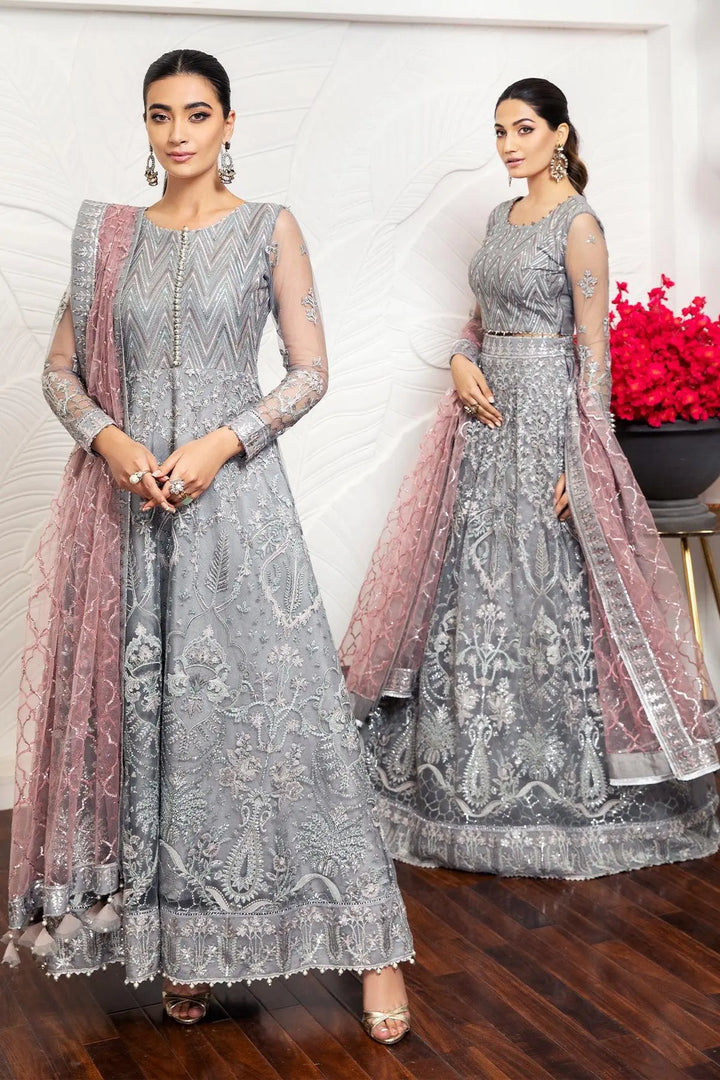 Aalia - Embroidered Maxi - 3PC