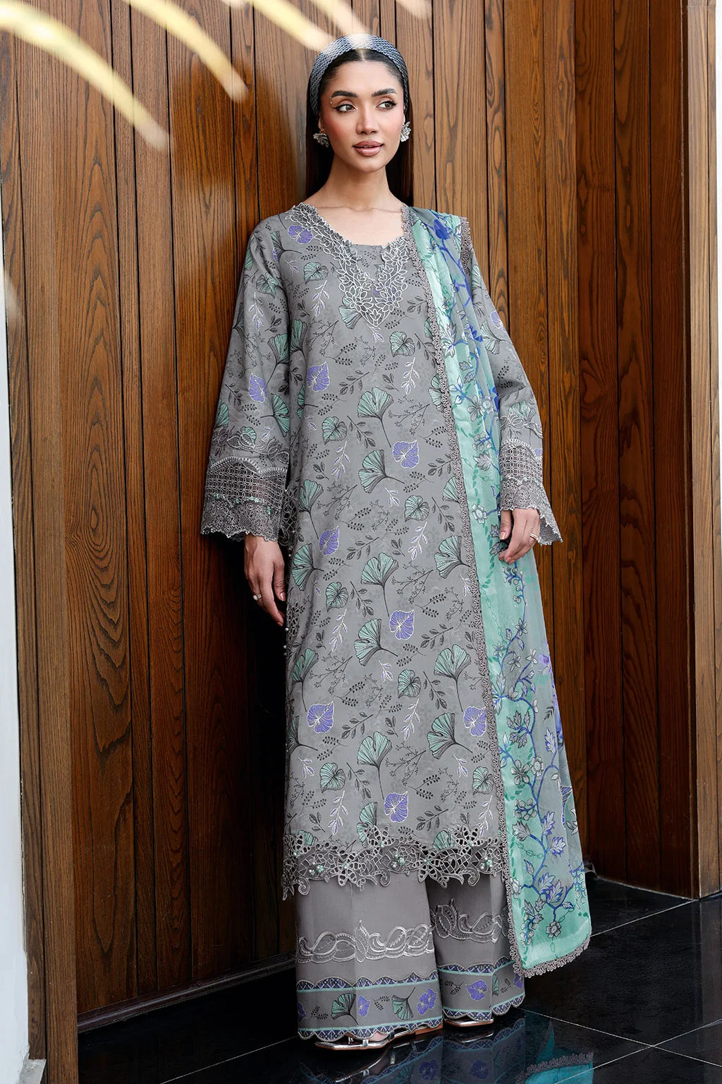 Aria- Lawn Digital Printed Suit -3PC