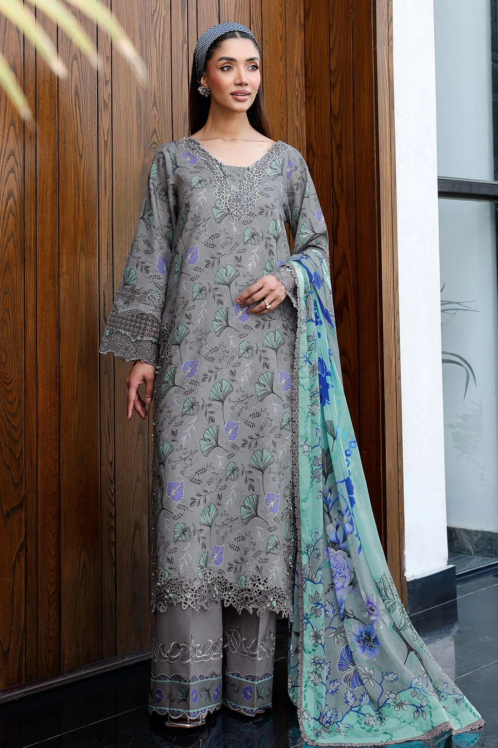 Aria- Lawn Digital Printed Suit -3PC