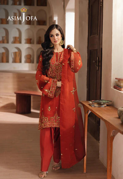 Arya - Embroidered Chiffon - 3 Pcs