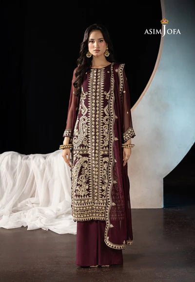 Daneen - Embroidered Chiffon - 3 Pcs